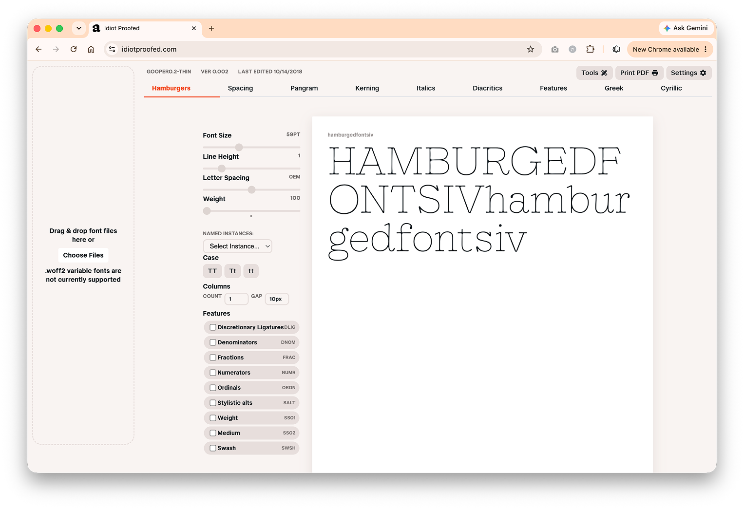 Idiotproofed running in the browser